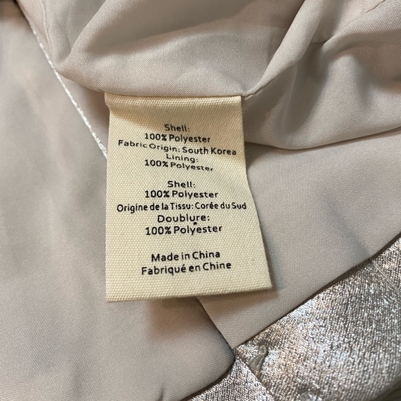 L'AGENCE Chamberlain Blazer in Platinum Silver Satin Size 8 - Picture 11 of 17